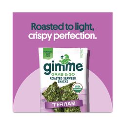 Organic Roasted Seaweed, Teriyaki, Grab & Go Snack Pack