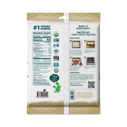 Organic Seaweed Wraps, Sushi Nori