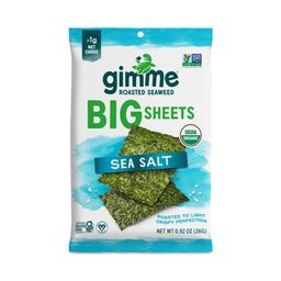 Roasted Seaweed Big Sheets, Sea Salt