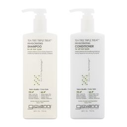 Tea Tree Triple Treat Invigorating Shampoo & Conditioner Bundle