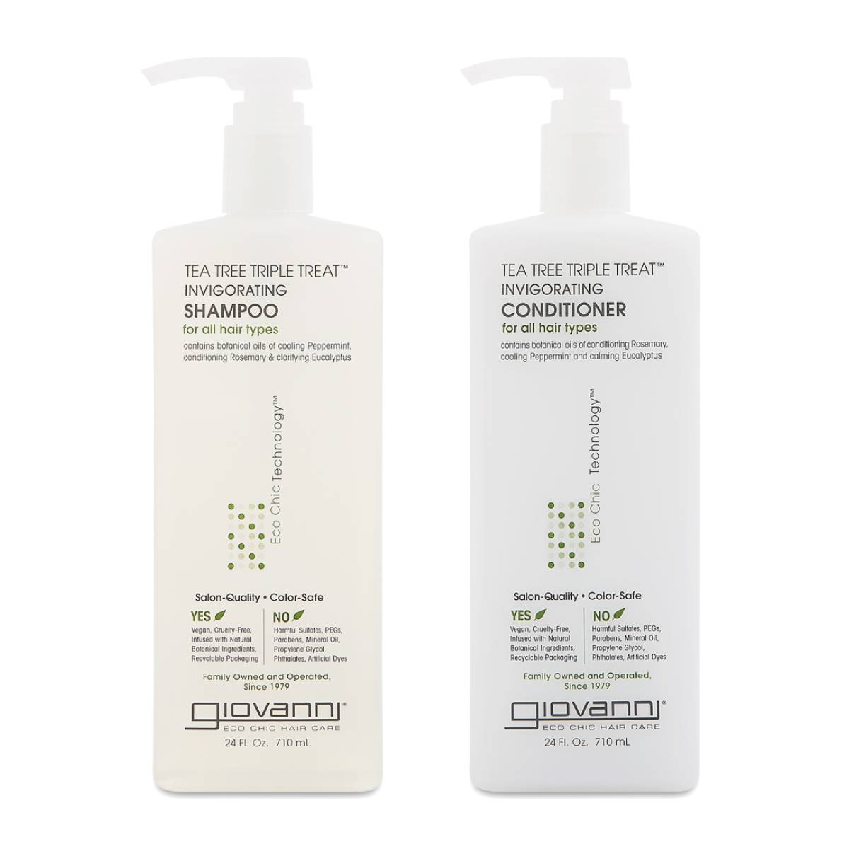 Tea Tree Triple Treat Invigorating Shampoo & Conditioner Bundle