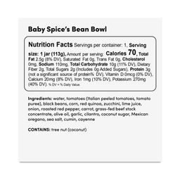 Baby Spice's Bean Bowl Baby Food