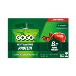 Dairy-Free Fruit Smoothie Protein Pouch, Apple Cinnamon