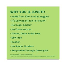 Organic Fruit & Veggie Applesauce Variety Pack