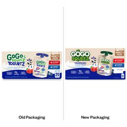 Yogurtz Variety Pack, Blueberry & Strawberry