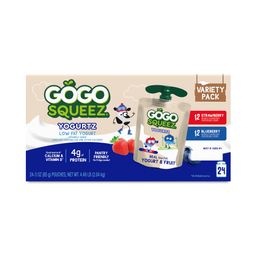 Yogurtz Variety Pack, Blueberry & Strawberry
