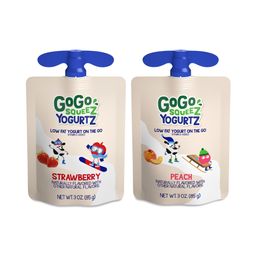 Yogurtz Variety Pack, Strawberry & Peach