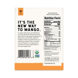 Organic Mango Sauce, Snack Pack