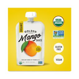 Organic Mango Sauce, Snack Pack