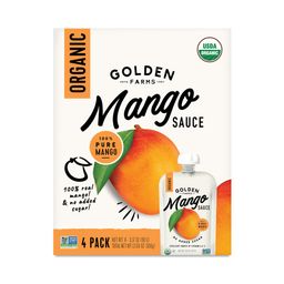 Organic Mango Sauce, Snack Pack