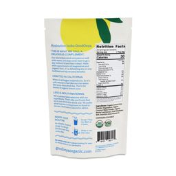 Organic Hydration Electrolyte Drink Mix, Lemon