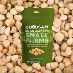 Organic Dry Roasted Macadamia Nuts, Salted