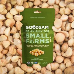 Organic Dry Roasted Macadamia Nuts, Salted