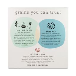 Organic Steamed Rice, Brown