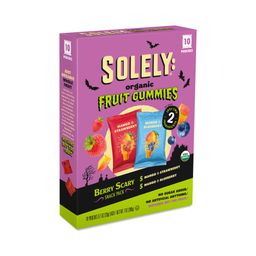 Organic Fruit Gummies, Berry Scary Snack Pack