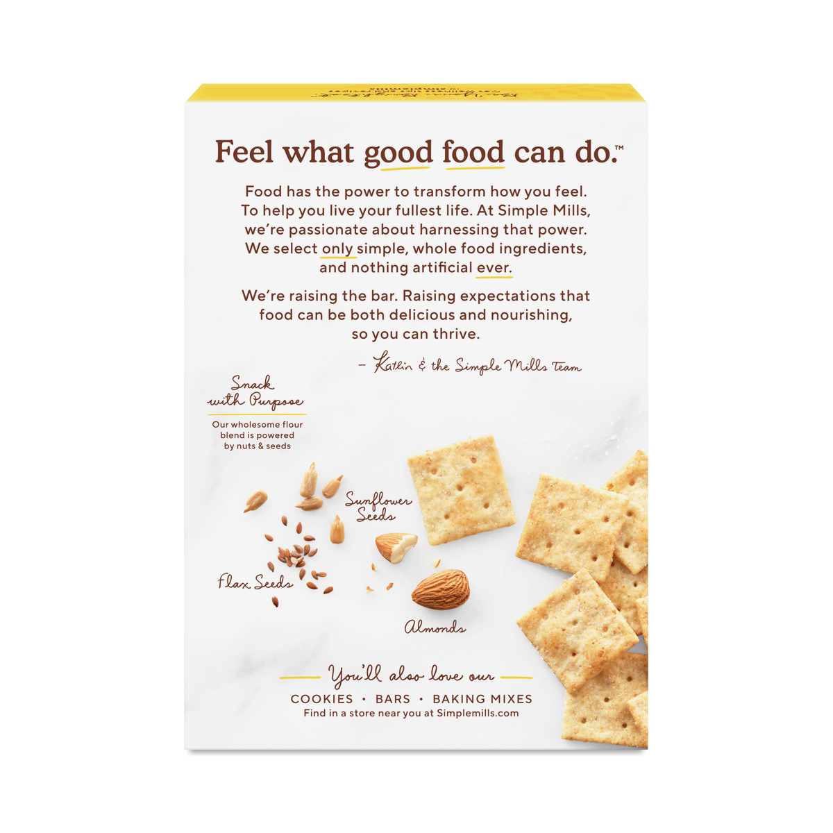 Simple Mills Fine Ground Sea Salt Almond Flour Crackers Thrive Market