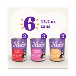 Healthy Grains Adult Wet Dog Food, Variety Pack