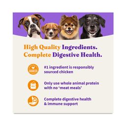 Holistic Dry Dog Food for Adult Dogs, Chicken & Brown Rice
