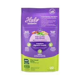 Holistic Dry Dog Food for Adult Dogs, Vegan Plant-Based Recipe with Superfoods