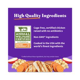 Holistic Grain Free Adult Dry Dog Food for Small Breed, Chicken & Sweet Potato