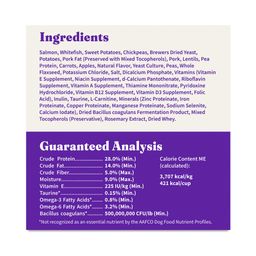 Holistic Grain Free Adult Dry Dog Food for Small Breed, Salmon & Whitefish