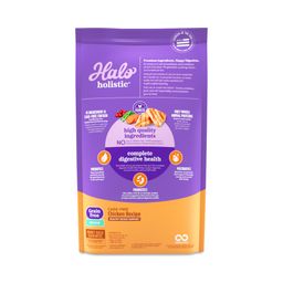 Holistic Grain Free Dry Cat Food for Adult Cats, Indoor Healthy Weight & Complete Digestive Health, Chicken & Chicken Liver Recipe