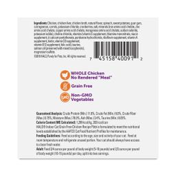 Holistic Grain Free Wet Cat Food for Adult Cats, Indoor, Chicken Recipe