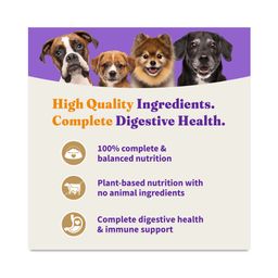 Holistic Plant-Based Vegan Dry Dog Food for Adult Dogs, Peanut Butter