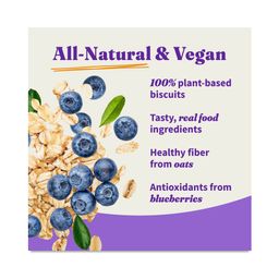 Plant Based Biscuit Dog Treats, Oats N’ Blueberry