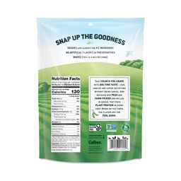 Baked Green Pea Snacks, Lightly Salted