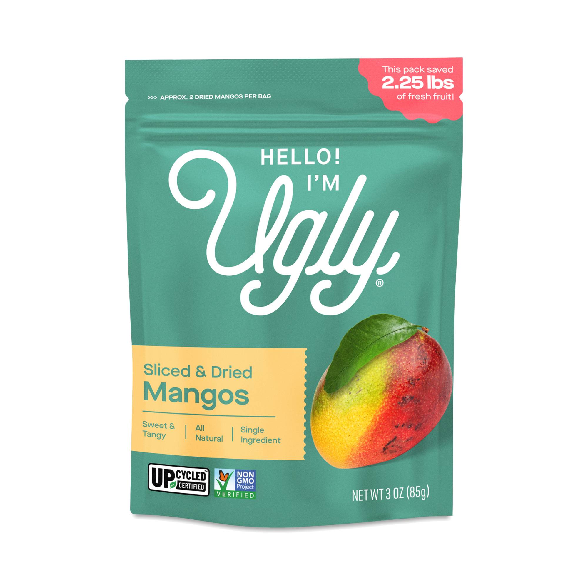 Sliced & Dried Fruit Snacks, Mangos