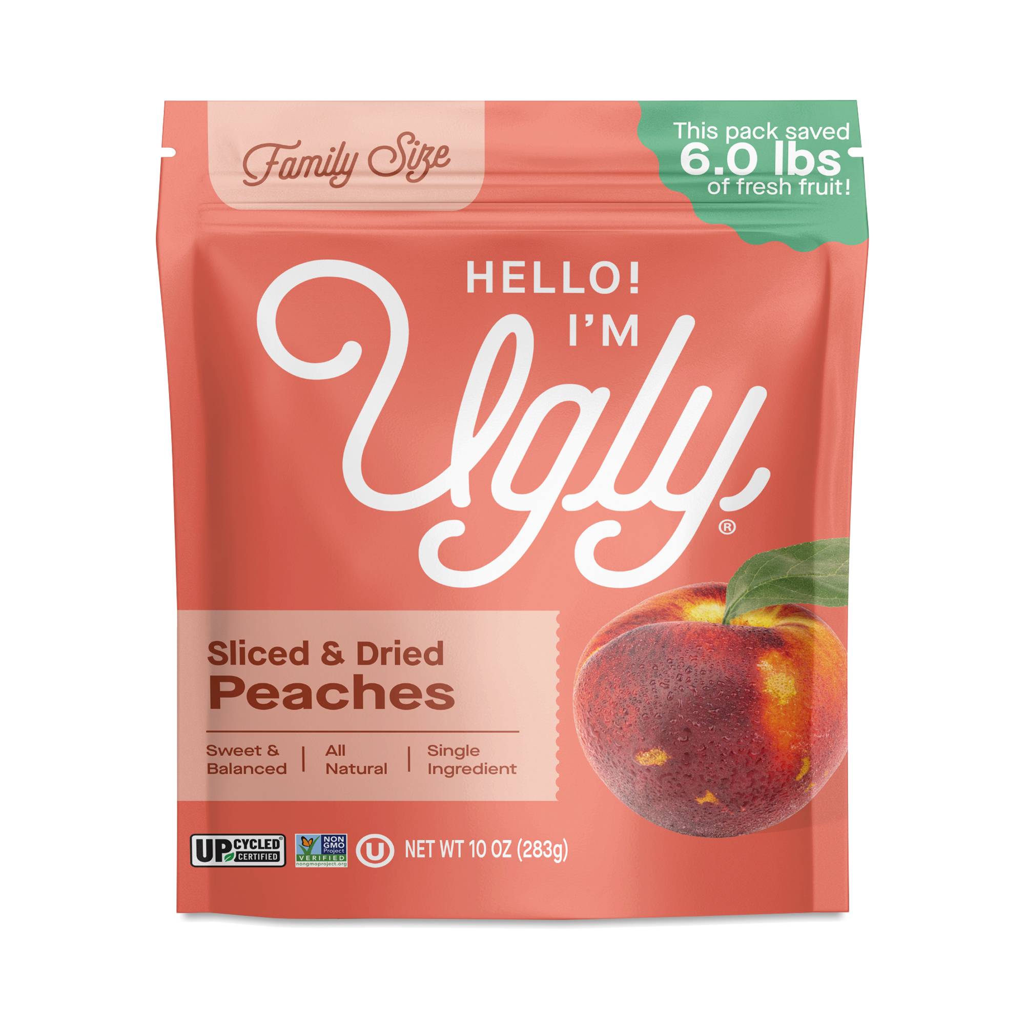 Sliced & Dried Fruit Snacks, Peaches