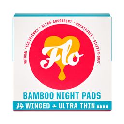 Bamboo Night Pads, Ultra Thin