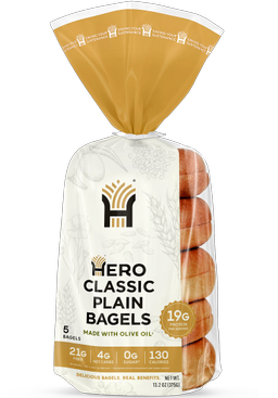 Classic Plain Bagels