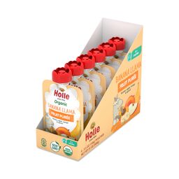 Organic Banana Llama Baby Food, Banana, Apple, Mango & Apricot