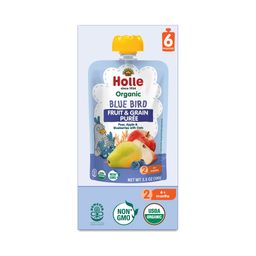 Organic Blue Bird Baby Food, Pear, Apple & Blueberries with Oats