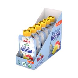 Organic Blue Bird Baby Food, Pear, Apple & Blueberries with Oats