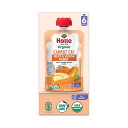 Organic Carrot Cat Baby Food, Carrot, Mango, Banana & Pear