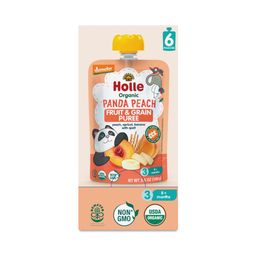 Panda Peach Baby Food, Peach, Apricot, Banana with Spelt