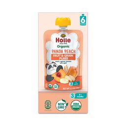 Panda Peach Baby Food, Peach, Apricot, Banana with Spelt