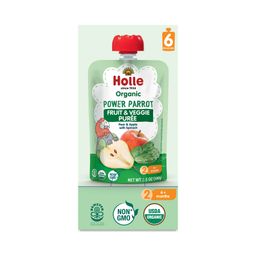 Power Parrot Baby Food, Pear & Apple with Spinach