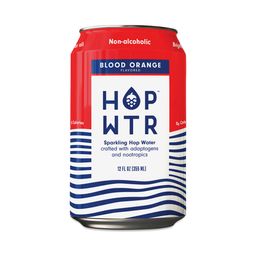 Non-Alcoholic Sparkling Hop Water, Blood Orange