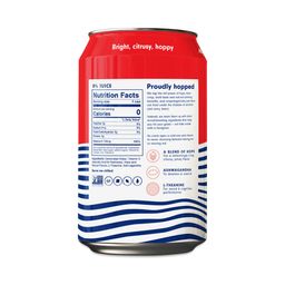 Non-Alcoholic Sparkling Hop Water, Blood Orange