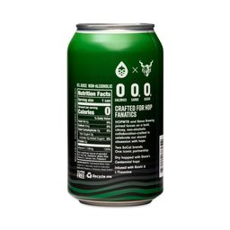 Non-Alcoholic Sparkling Hop Water, Double Hopped with Stone IPA