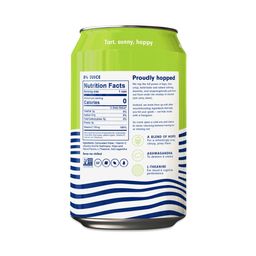 Non-Alcoholic Sparkling Hop Water, Lime
