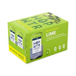 Non-Alcoholic Sparkling Hop Water, Lime