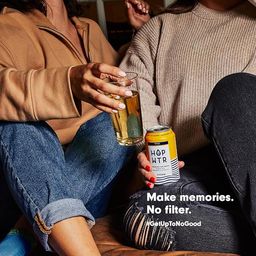 Non-Alcoholic Sparkling Hop Water, Mango