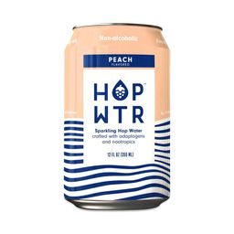 Non-Alcoholic Sparkling Hop Water, Peach