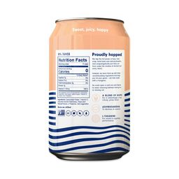 Non-Alcoholic Sparkling Hop Water, Peach