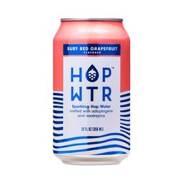 Non-Alcoholic Sparkling Hop Water, Ruby Red Grapefruit